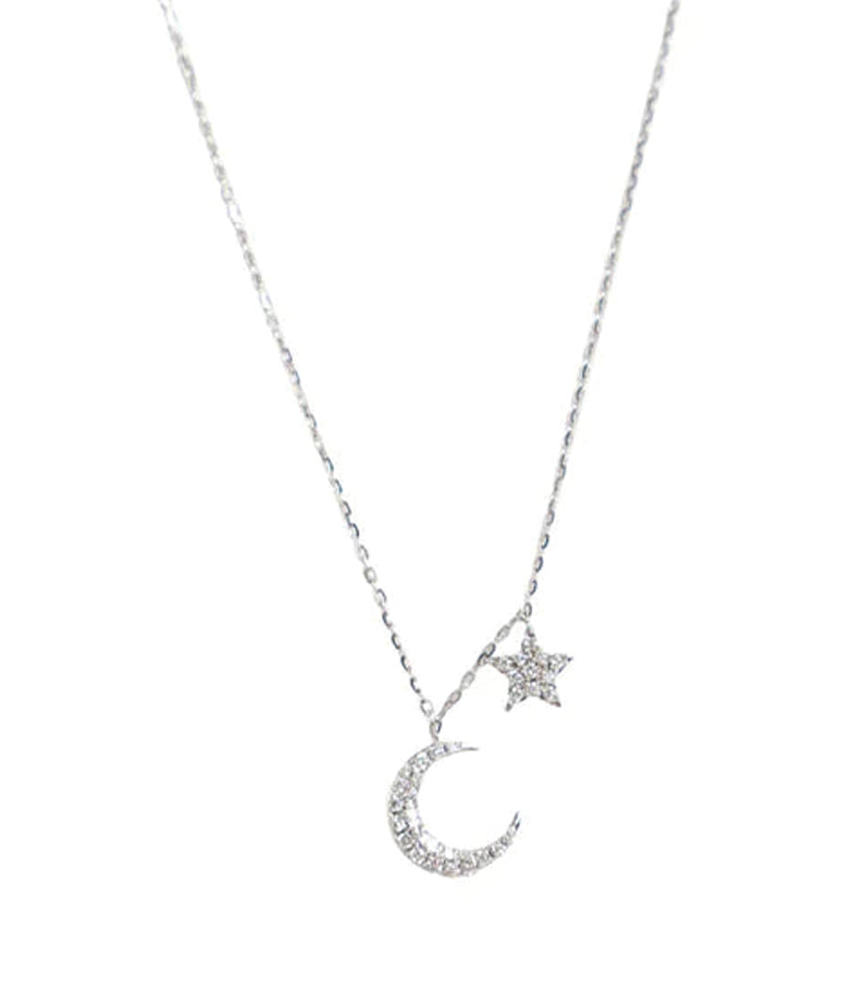 Asteria Necklace White Gold – Constellate by Lisa Sinclair