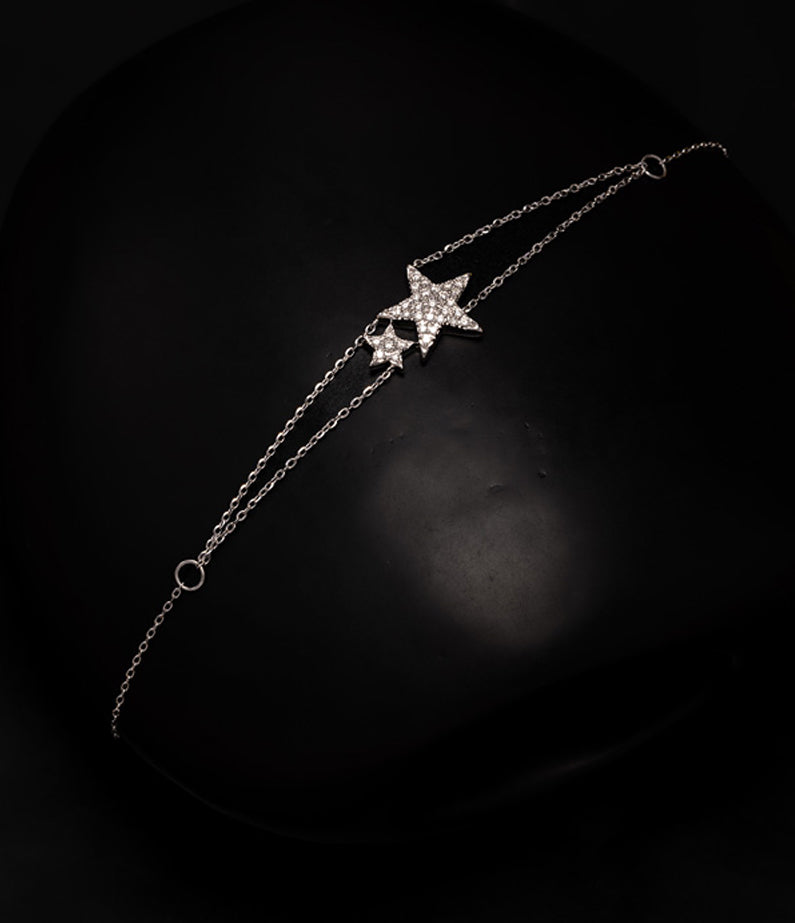 Lucina Bracelet White Gold – Constellate by Lisa Sinclair